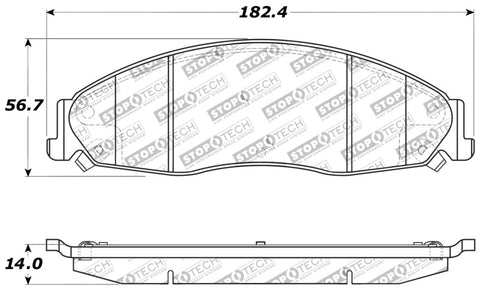 StopTech Performance Brake Pads - 309.09210