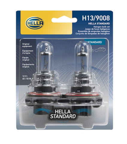 Hella Bulb H13 12V 60/55W P264T T4 (2) - H13TB