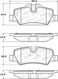 StopTech Street Brake Pads - Front - 308.18000