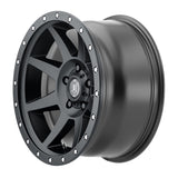 ICON Rebound Pro 17x8.5 5x4.5 0mm Offset 4.75in BS 71.5mm Bore Satin Black Wheel - 21817856547SB