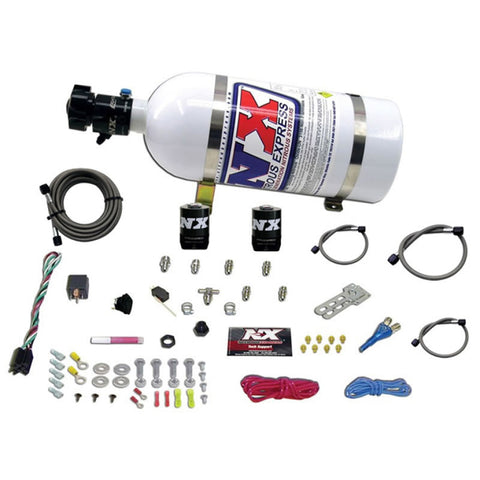 Nitrous Express All Sport Compact EFI Single Nozzle Nitrous Kit (35-50-75HP) w/10lb Bottle - 20923-10