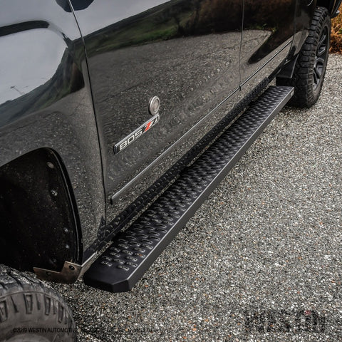 Westin Grate Steps Running Boards 86 in - Textured Black - 27-74755