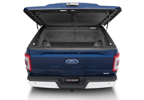 UnderCover 2021 Ford F-150 Ext/Crew Cab 6.5ft Elite LX Bed Cover - Antimatter Blue - UC2218L-HX