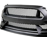 Anderson Composites 15-16 Ford Mustang GT350 Style Fiberglass Front Bumper w/ Front Lip - AC-FB15FDMU-GR-GF