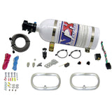 Nitrous Express Dual Ntercooler Ring System (2 - 6 x 6 Rings) w/10lb Bottle - 22200-10