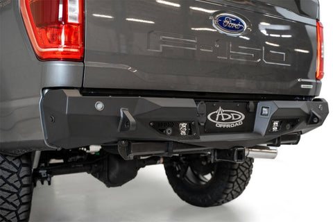 Addictive Desert Designs 2021 Ford F-150 Stealth Fighter Rear Bumper w/ Back up Sensors - R191231280103