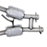 BBK 94-95 Mustang 5.0 High Flow H Pipe With Catalytic Converters - 2-1/2 - 1563