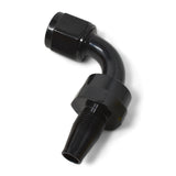 Russell Performance -8 AN 90 Degree Hose End Without Socket - Black - 615173