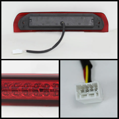 Xtune Dodge Ram 02-08 LED 3rd Brake Light Red BKL-DR02-LED-RD - 5072290