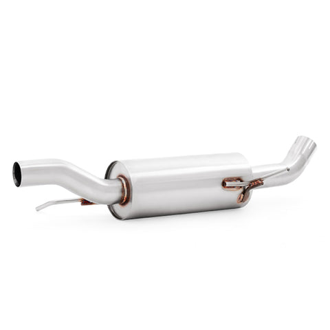 Mishimoto 14-16 Ford Fiesta ST 1.6L 2.5in Stainless Steel Resonated Cat-Back Exhaust w/ Burnt Ti - MMEXH-FIST-14RBT