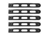 DV8 Offroad 2007-2018 Jeep JK Black Slot Style Door Handle Inserts - Set Of 5 - D-JP-190026-BK-5