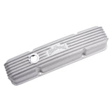 Edelbrock Valve Cover Classic Series Chevrolet 1959-1986 262-400 CI V8 w/ Breather Holes Satin - 41439