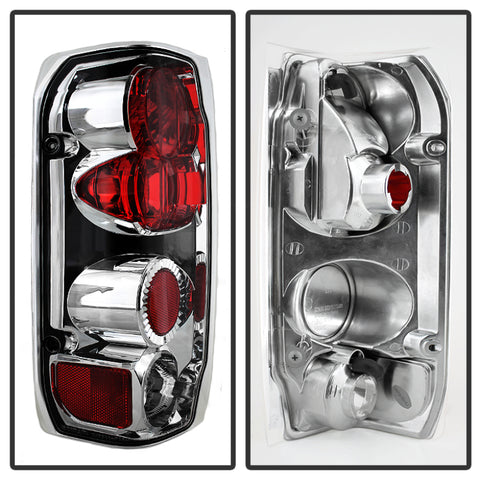 Spyder Ford F150 87-96/Ford Bronco 88-96 Euro Style Tail Lights Chrome ALT-YD-FF15089-C - 5003317