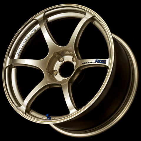 Advan RGIII 18x9.0 +25 5-114.3 Racing Gold Metallic Wheel - YAR8I25EZ