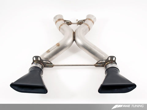 AWE Tuning McLaren MP4-12C Performance Exhaust - Machined Tips - 3010-32014