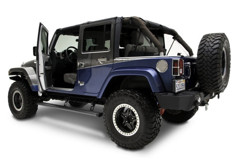 AMP Research 2007-2017 Jeep Wrangler JK 4 Door PowerStep - Black - 75122-01A