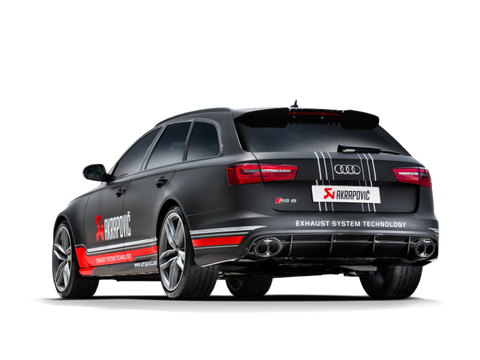 Akrapovic 14-17 Audi RS6 Avant (C7) Evolution Line Cat Back (Titanium) w/ Carbon Tips - S-AU/TI/3H