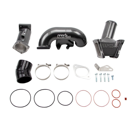 Wehrli 2007.5-2010 LMM Duramax High Flow 3in Y-Bridge Kit- Bengal Blue - WCF100164-BB