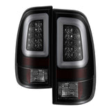 Spyder 97-03 Ford F150 Stylsd. F250 V3 Lght Bar LED Tail Lights - Blk Smk ALT-YD-FF15097V3-LBLED-BSM - 5084248