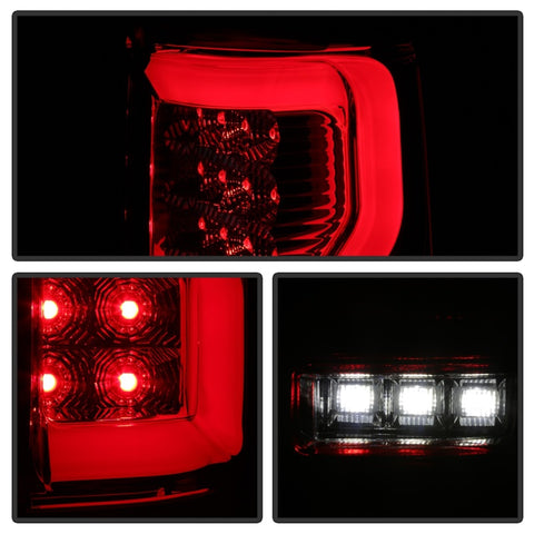 Spyder Ford F150 04-08 Styleside Tail Light V2 - LED - Red Clear ALT-YD-FF15004V2-LBLED-RC - 5084194