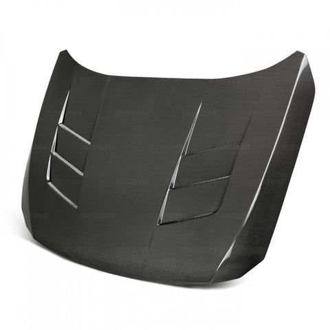 Seibon 18-20 Honda Accord TS-Style Carbon Fiber Hood - HD18HDACC-TS