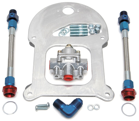 Edelbrock STD-Flang Fuel Reg Kit - 8192