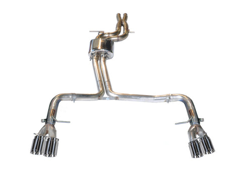 AWE Tuning Audi B8.5 S5 3.0T Track Edition Exhaust - Chrome Silver Tips (102mm) - 3010-42052