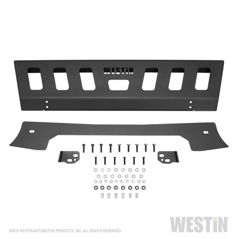 Westin 18-19 Jeep Wrangler JL Front Bumper Skid Plate - Textured Black - 59-80095