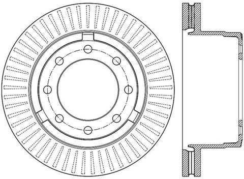 StopTech Power Slot 12-13 Ford F-250/F-350 Rear Right Slotted Rotor - 126.65143SR