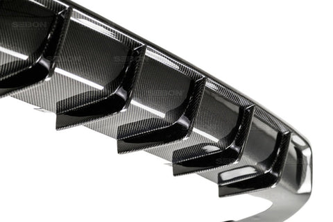 Seibon 16-17 Honda Civic Sedan TR-Style Carbon Fiber Rear Lip - RL16HDCV4-TR