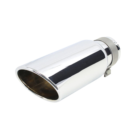 Go Rhino Exhaust Tip - Chrome - ID 3 1/2in x L 14in x OD 5in - GRT35514