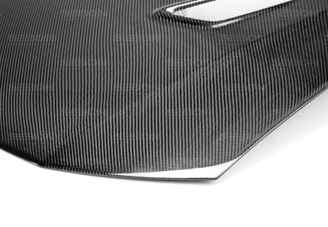 Seibon 12-13 Honda Civic 2Dr MG-Style Carbon Fiber Hood - HD1213HDCV2D-MG