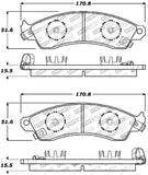 StopTech Performance Brake Pads - 309.04120