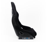 NRG FRP Bucket Seat Prisma Edition w/ Pearlized Back (Medium) - FRP-303BK-PRISMA