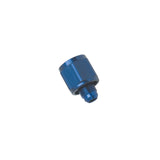 Russell Performance BLUE ANODIZED -12 TUBE COUPLING NUT W/ FLARED REDUCER TO -10 AN MALE - 660040