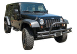 Rampage 2007-2018 Jeep Wrangler(JK) Double Tube Bumper Front - Black - 88625