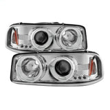 Spyder GMC Sierra 1500/2500/3500 99-06 Projector Headlights LED Halo LED Chrome PRO-YD-CDE00-HL-C - 5009364