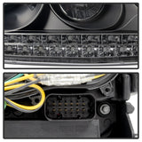 Spyder Porsche Cayenne 03-06 Projector Xenon/HID Model- DRL LED Blk PRO-YD-PCAY03-HID-DRL-BK - 5080967