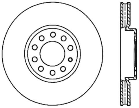 StopTech Slotted & Drilled Sport Brake Rotor - 127.33110R