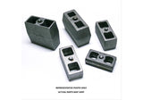 Superlift Universal Application - Rear Lift Block - 4in Lift - w/ Flat - Pair - 048-2