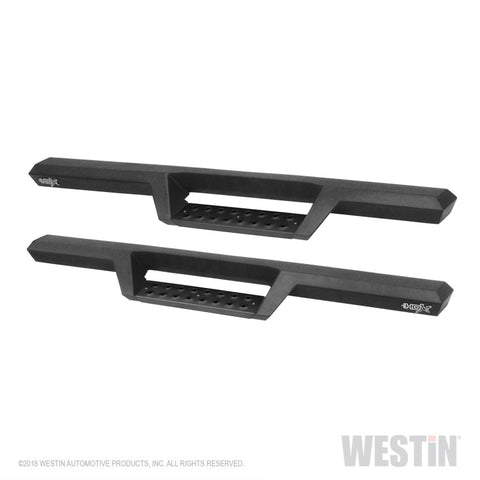 Westin 18-20 Jeep Wrangler JL 2DR HDX Drop Nerf Step Bars - Textured Black - 56-14055