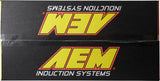 AEM 00-01 2.5RS Red Short Ram Intake - 22-470R