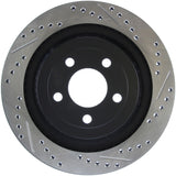 StopTech Slotted & Drilled Sport Brake Rotor - 2015 Ford Mustang GT - Rear Left - 127.61109L