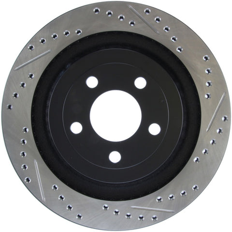 StopTech Slotted & Drilled Sport Brake Rotor - 2015 Ford Mustang GT - Rear Left - 127.61109L