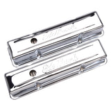 Edelbrock Valve Cover Signature Series Chevrolet 1959-1986 262-400 CI V8 Tall Chrome - 4649