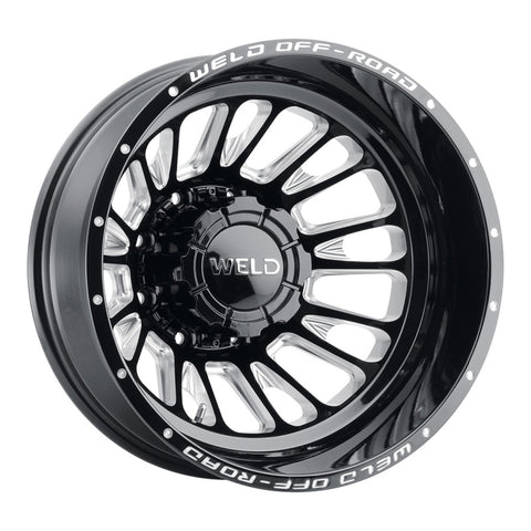 Weld Off-Road W121 20X8.25 Scorch Outer 8X165.1 ET-265 BS-5.67 Gloss Black MIL 121.6 - W12108280N56
