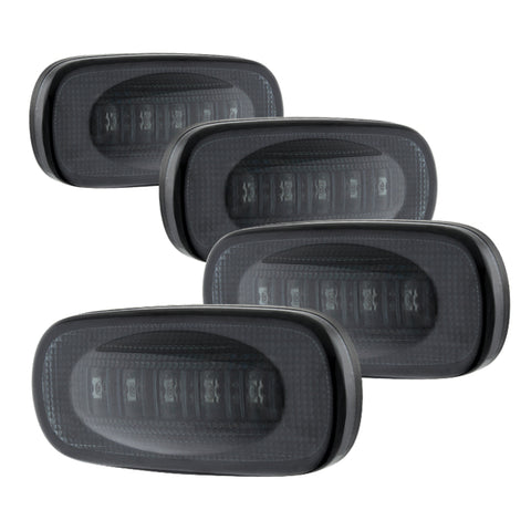 Xtune Dodge Ram 03-09 (2 Rd/2 Am) LED Fender Lights 4pcs Smoke ACC-LED-DR03-FL-SM - 9924767