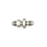 DeatschWerks 6AN Male Flare To 6AN Male Flare Bulkhead Adapter (Incl. Nut) - 6-02-0708