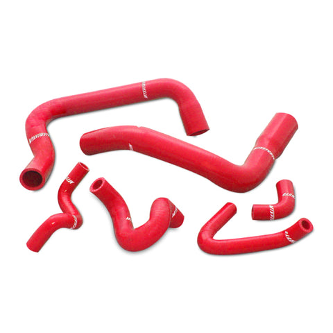 Mishimoto 86-93 Ford Mustang Red Silicone Hose Kit - MMHOSE-MUS-86RD