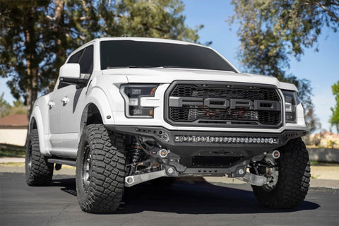 Addictive Desert Designs 17-20 Ford F-150 Raptor Rock Fighter Frame Cut Front Bumper - F114922770103